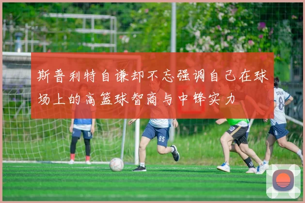 斯普利特自谦却不忘强调自己在球场上的高篮球智商与中锋实力